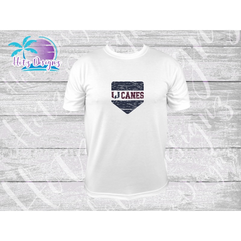 PHU Home Plate White Shirts/Tanks