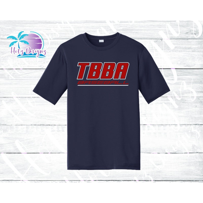 TBBA Baseball Men’s Dri-Wick Shirt (2 Color Options)
