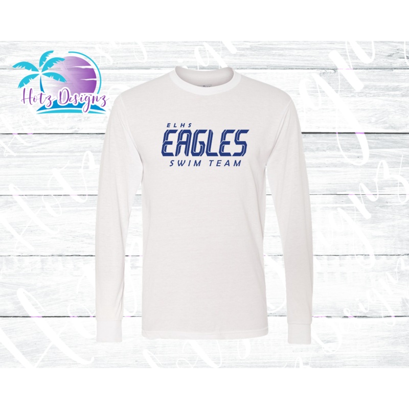 ELHS Swim Eagles Long Sleeve Unisex Tee