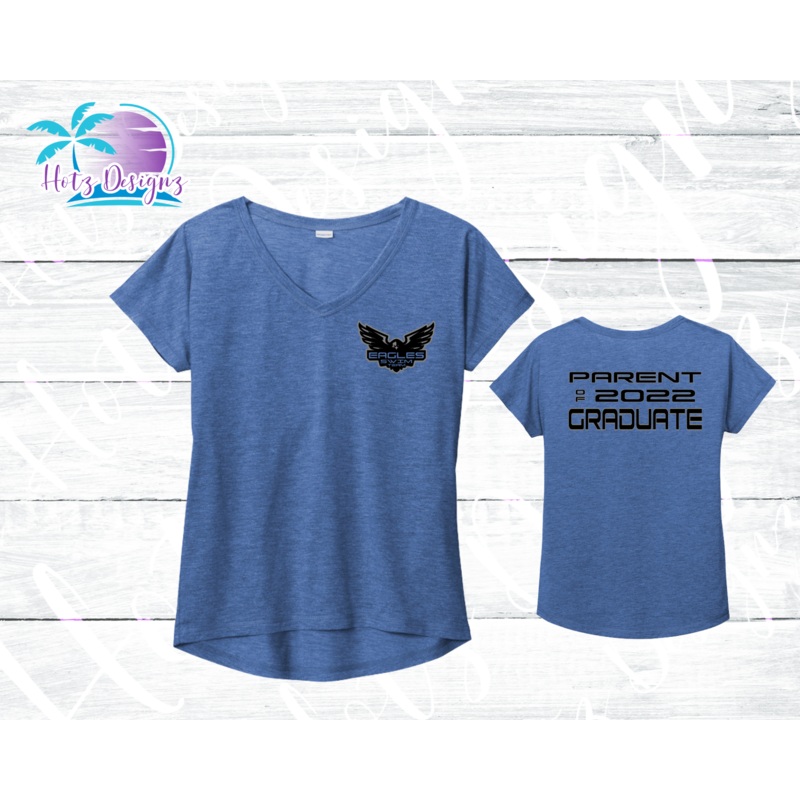 ELHS Swim Parent of 2022 Graduate Ladies V Neck