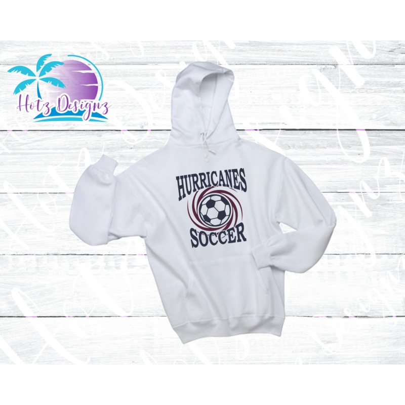 PHU Soccer Hurricanes Hoodie|Adult S|Adult M|Adult L|Adult XL|Adult 2XL|Adult 3XL