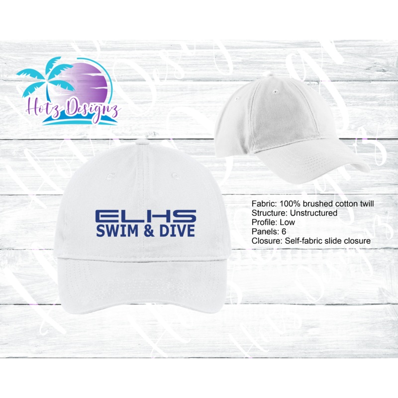 ELHS Swim & Dive Low Profile Cap