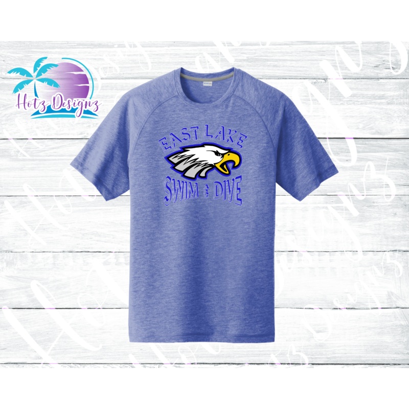 ELHS Swim & Dive Tri-Blend Unisex Tee