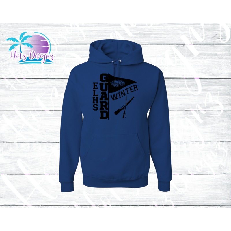 ELHS Winter Guard Hoodie (2 color options)
