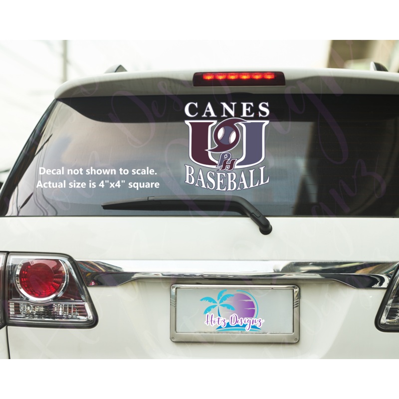 PHU Baseball Decal