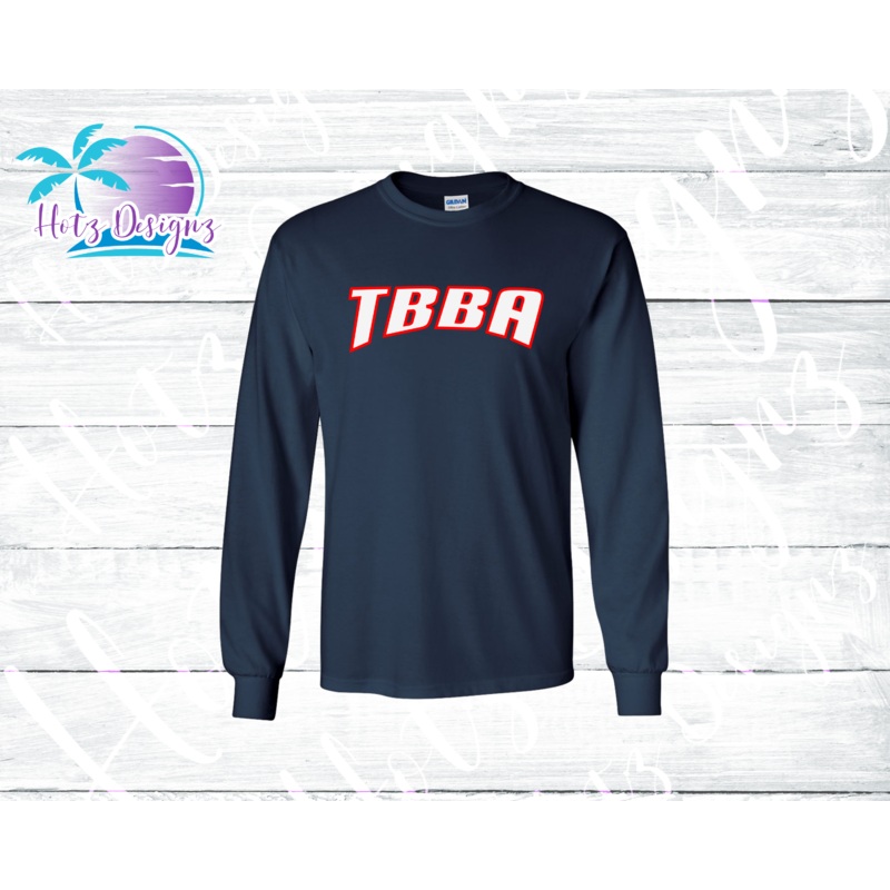 TBBA Baseball Long Sleeve Tee Adult & Youth
