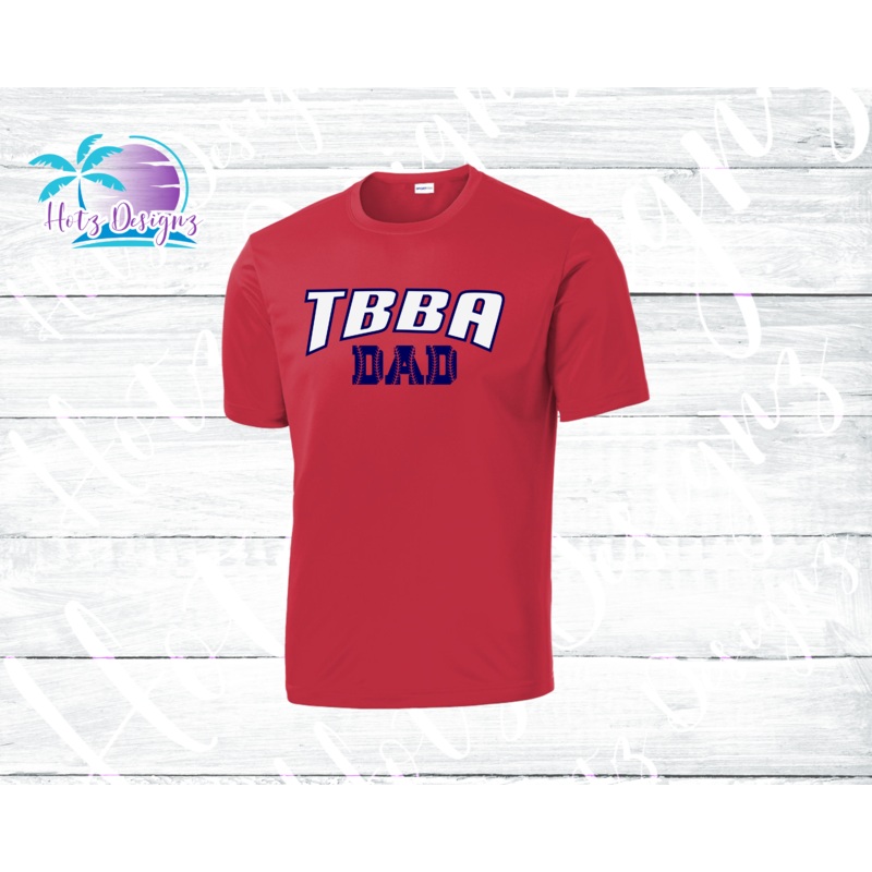 TBBA Dad Men’s Dri-Wick Shirt (2 Color Options)