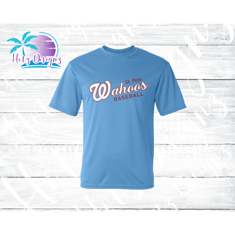 Wahoos Baseball Unisex Dri Fit Tee (3 color options)