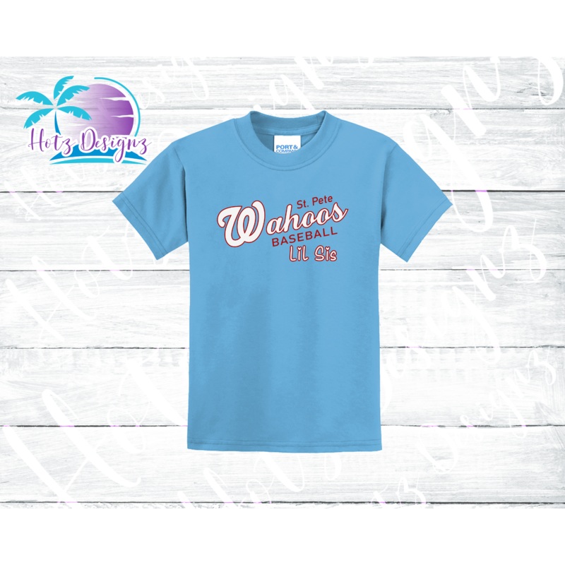 Wahoos Lil Sis Toddler and Youth Tees