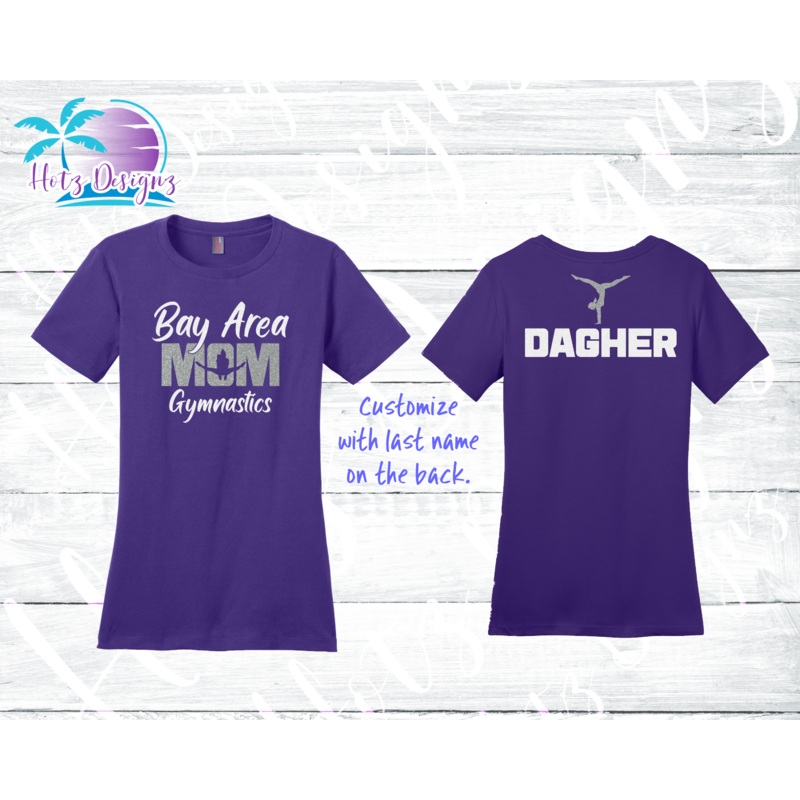 Bay Area Gymnastics Family Glitter Tees