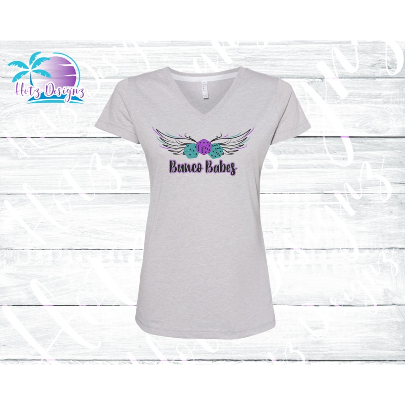 Bunco Babes Ladies’ V-Neck or Tank