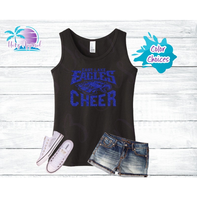 East Lake Eagles Cheer Girls’ Glitter Tank Top