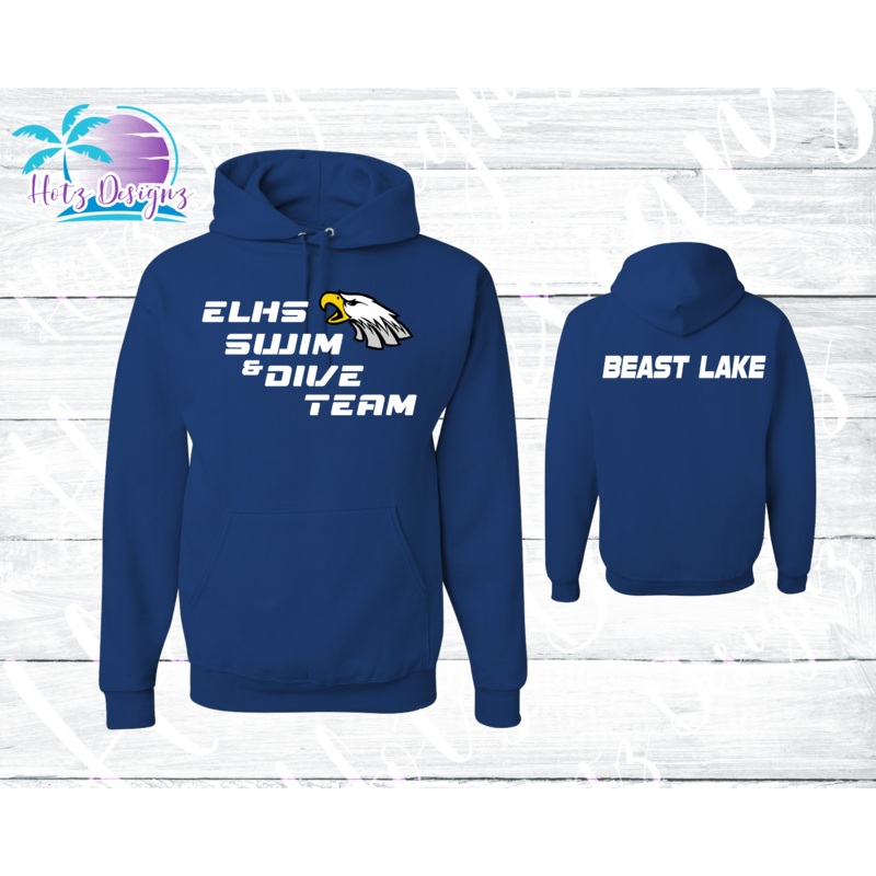 ELHS 2023 Swim & Dive Team Hoodie