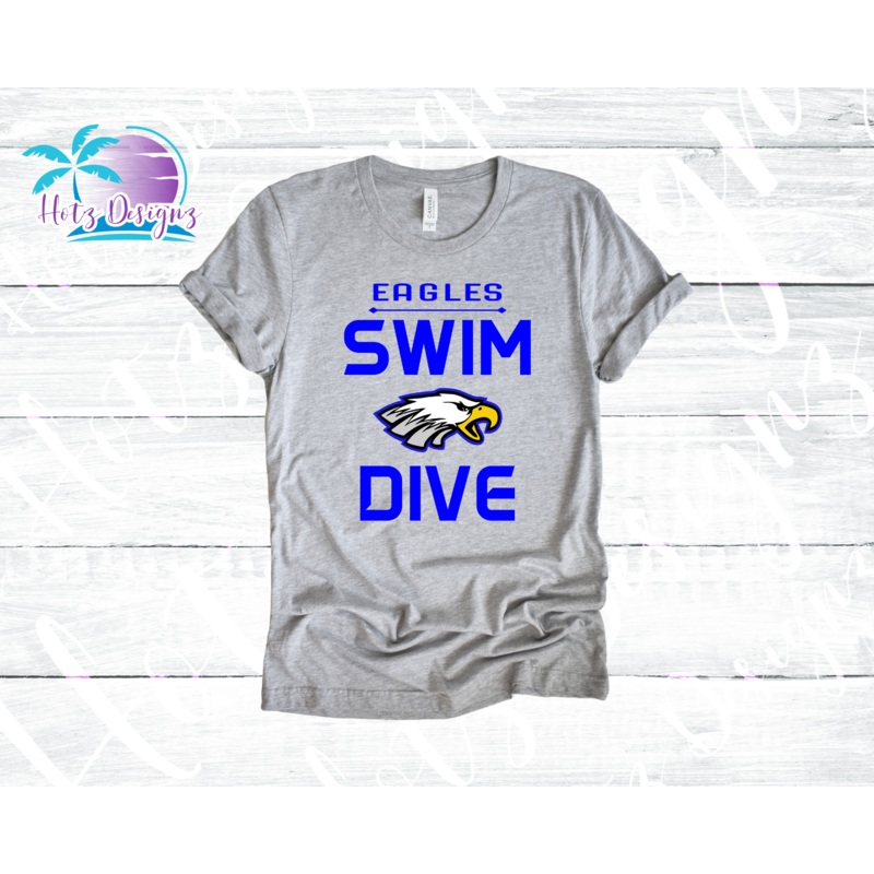 ELHS  23 Swim & Dive Eagles Unisex Tee (2 color options)
