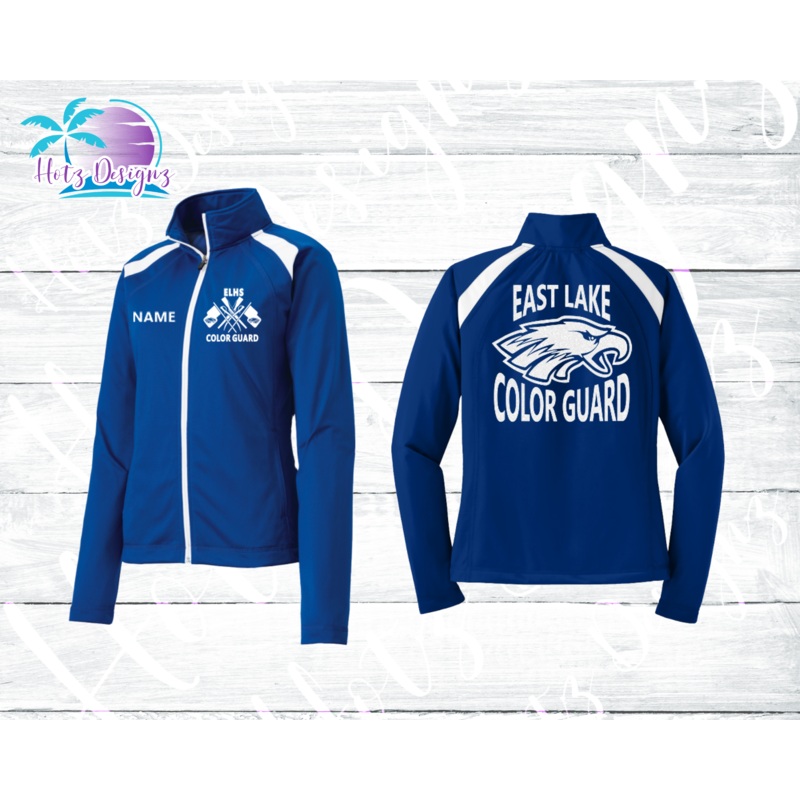 ELHS Color Guard Track Jacket|S|M|L|XL|2XL|3XL|Ladies|Unisex