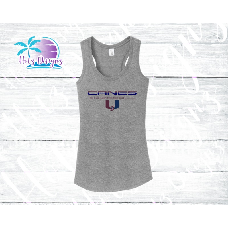 PHU BB 23 Canes BB Ladies’ Tank/V-Neck (3 color options)