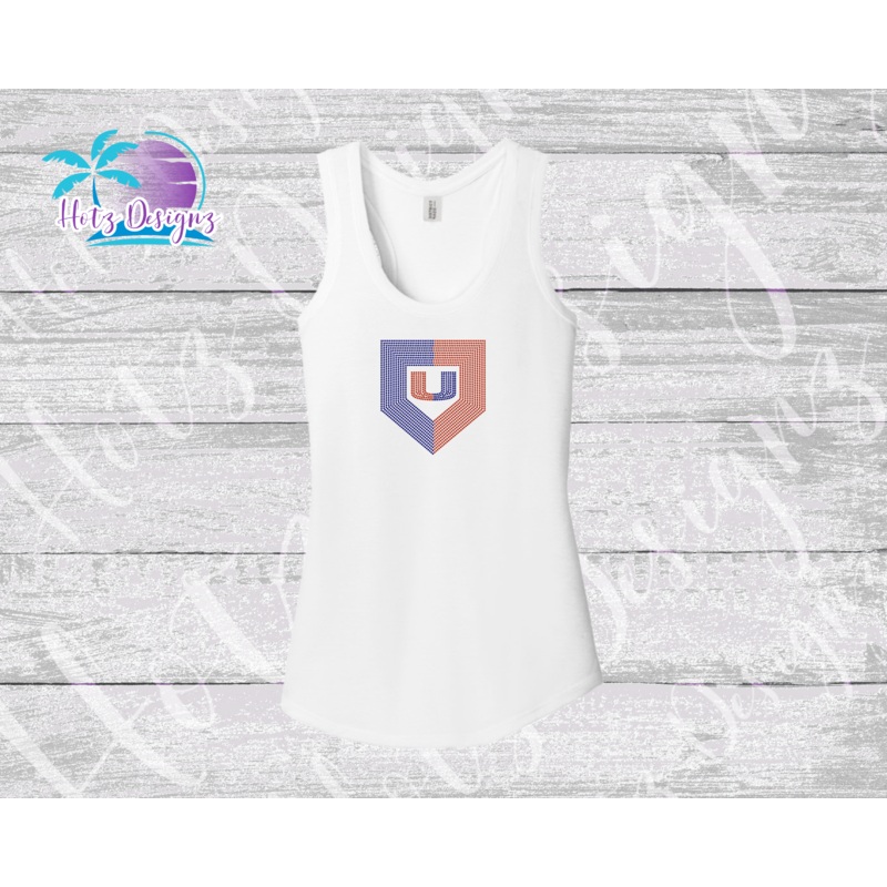 PHU BB 23 Homeplate Rhinestone Tank/V-Neck