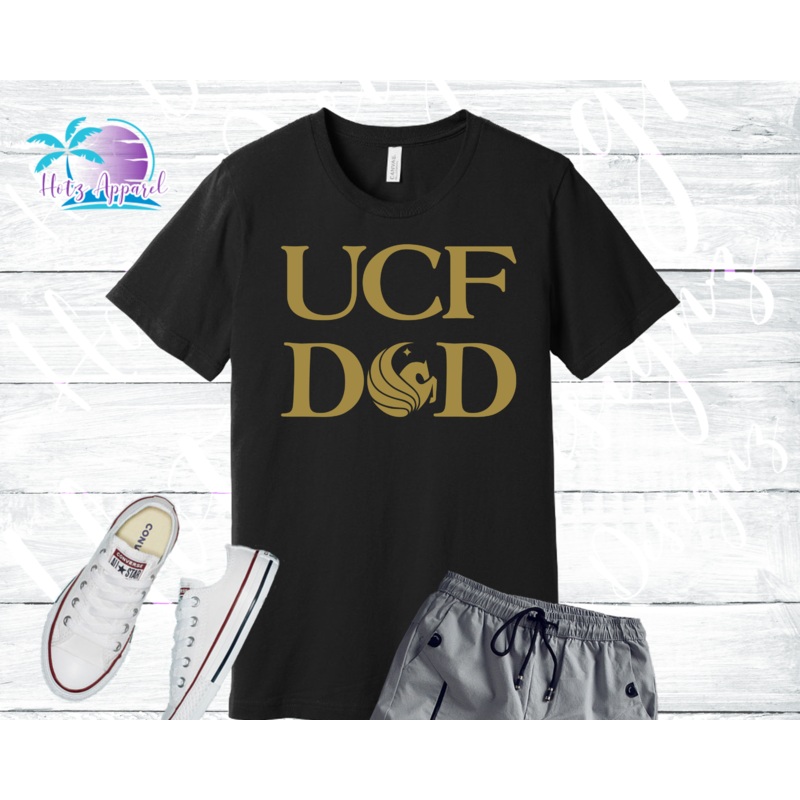 UCF Dad Mens’ Shirt – Black|XS|S|M|L|XL|2XL|3XL|4XL
