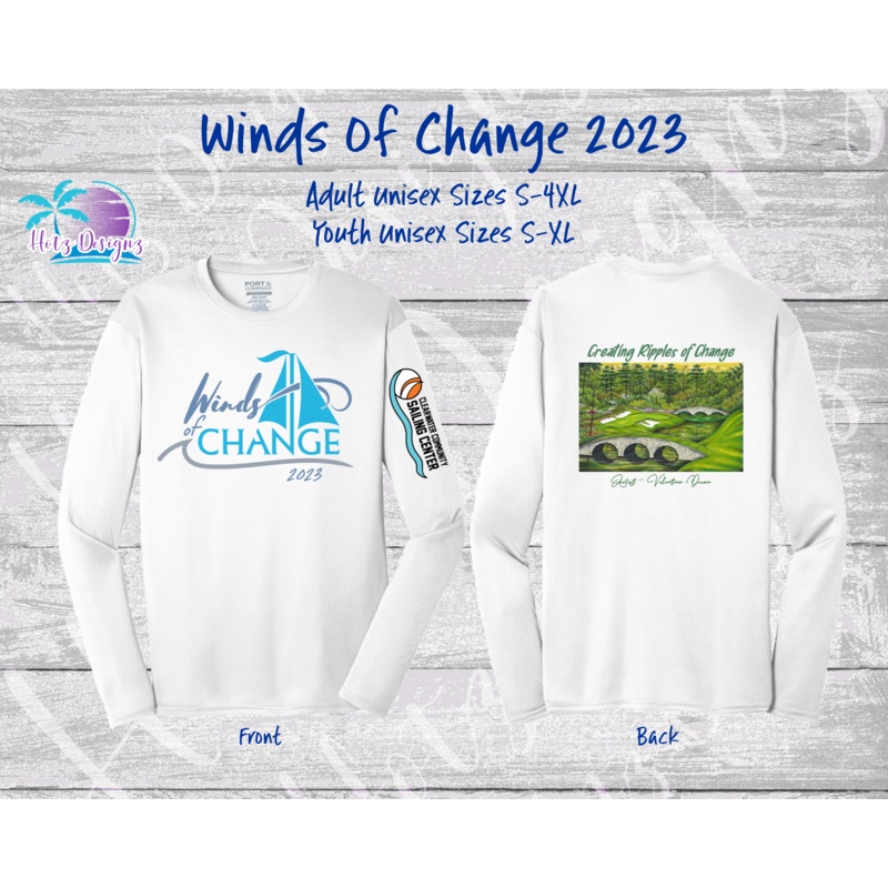 Winds of Change 2023 UPF 50 Unisex Adult & Youth L/S Shirt