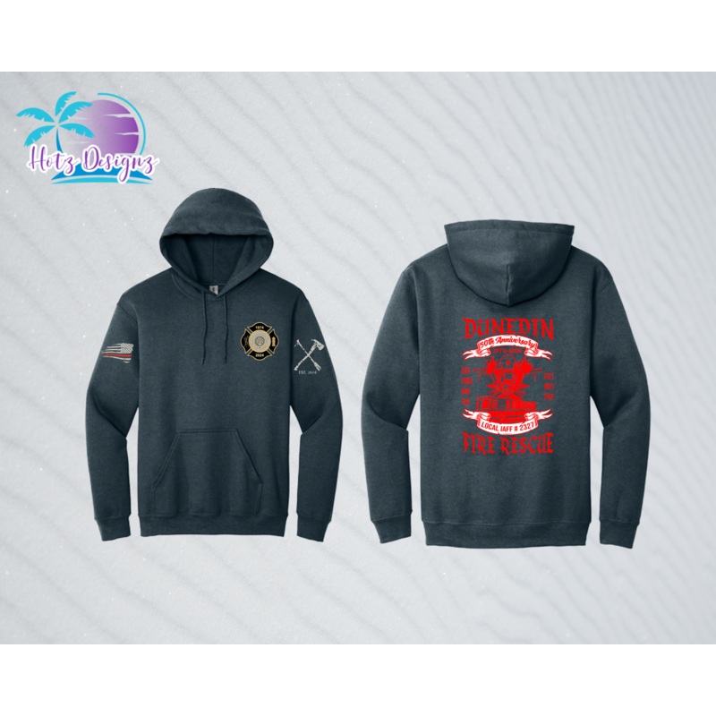 Dunedin Fire Rescue 50th Anniversary Hoodie (2 color options)
