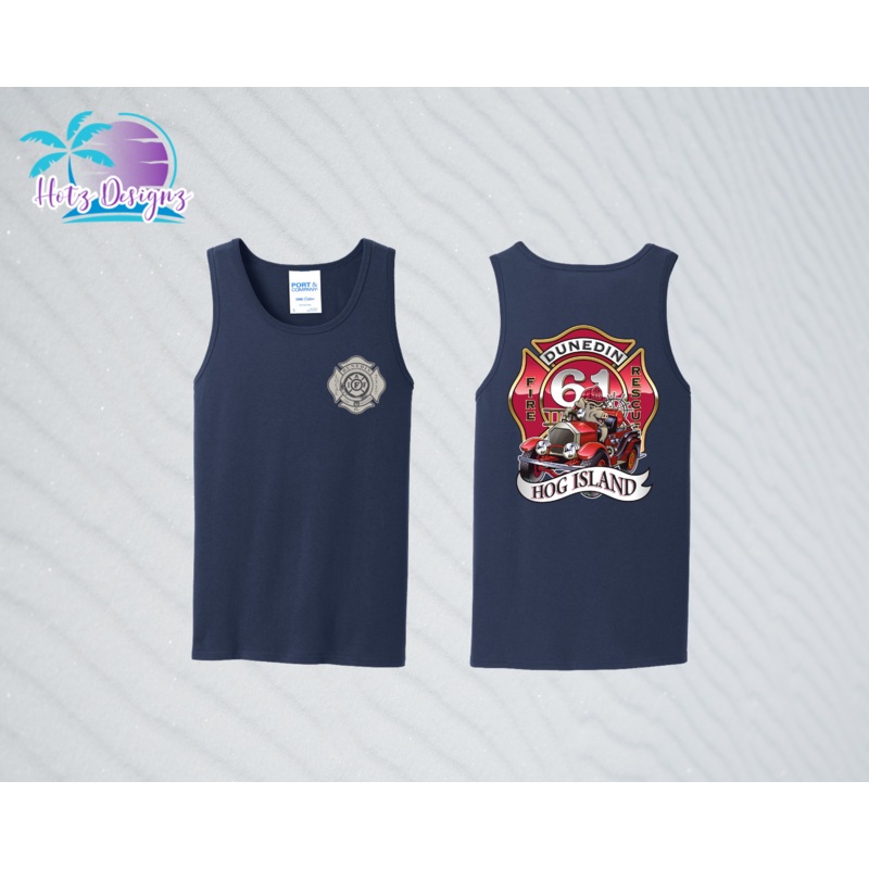 Dunedin Fire Rescue Tank Top (4  design & color options)
