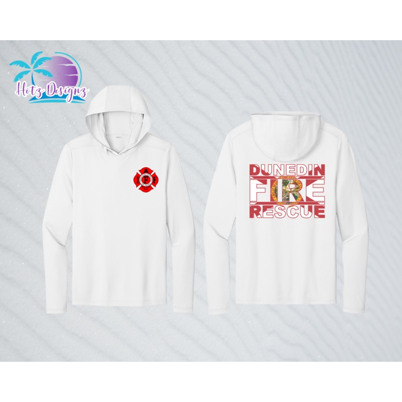 Dunedin Fire Rescue UPF 50 Fishing L/S Hoodie