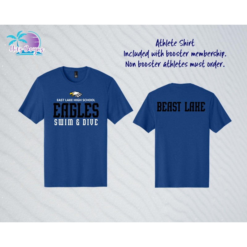 ELHS 24 Swim & Dive Team Athlete Shirt
