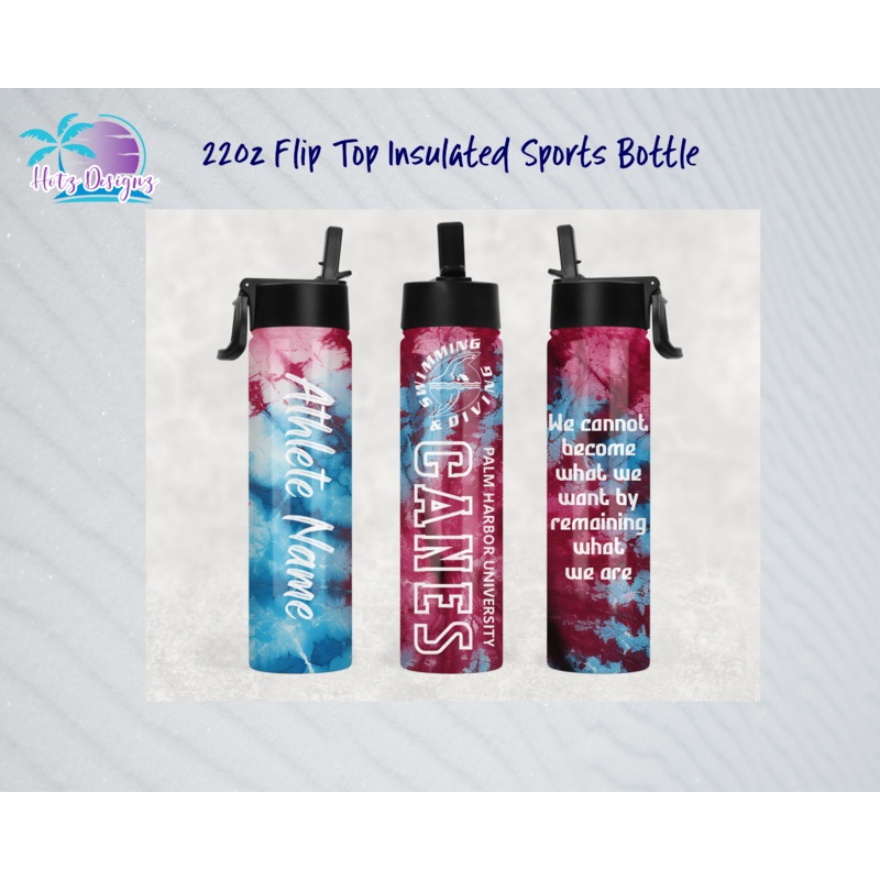 PHU Swim & Dive 22oz Sports Bottle (2 Designs)
