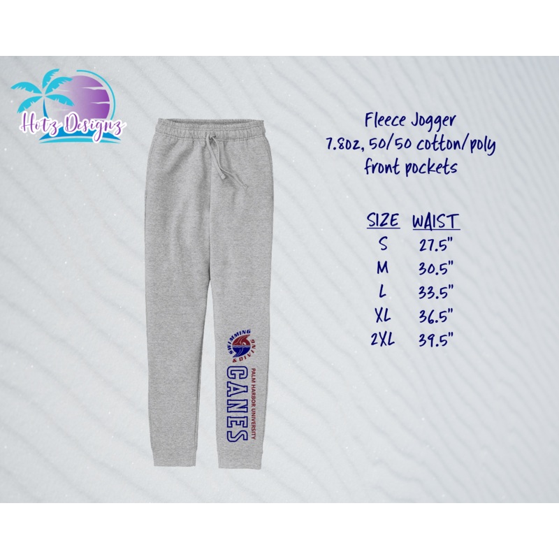 PHU Swim & Dive Canes Joggers (2 color options)