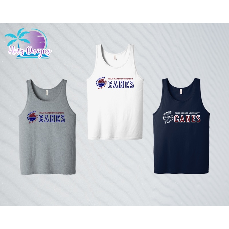 PHU Swim & Dive Canes Unisex Tank Top (3 color options)