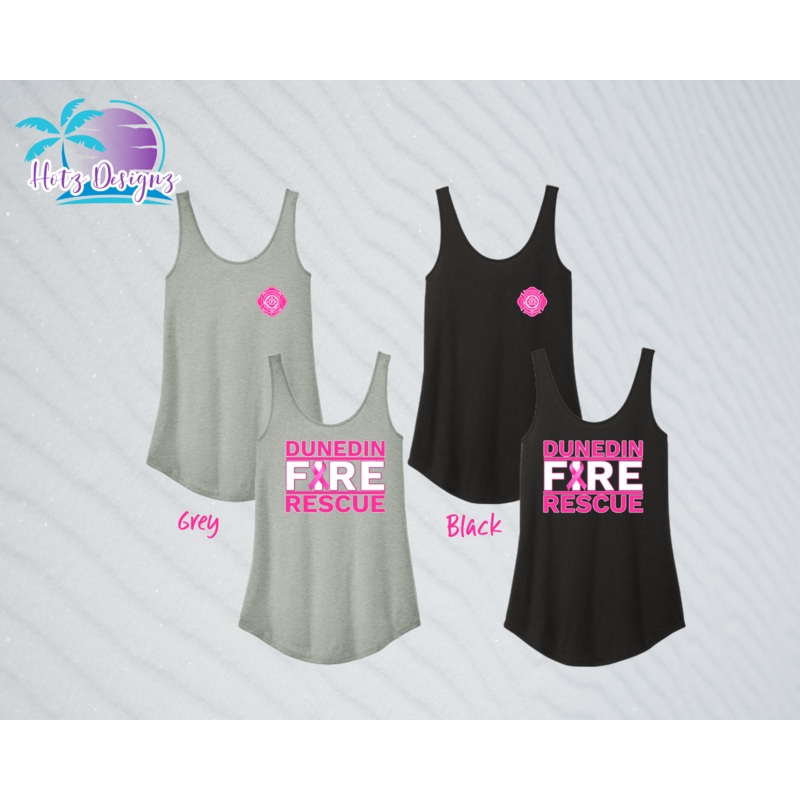 DFR Pink Ribbon Ladies Tank (2 color options)