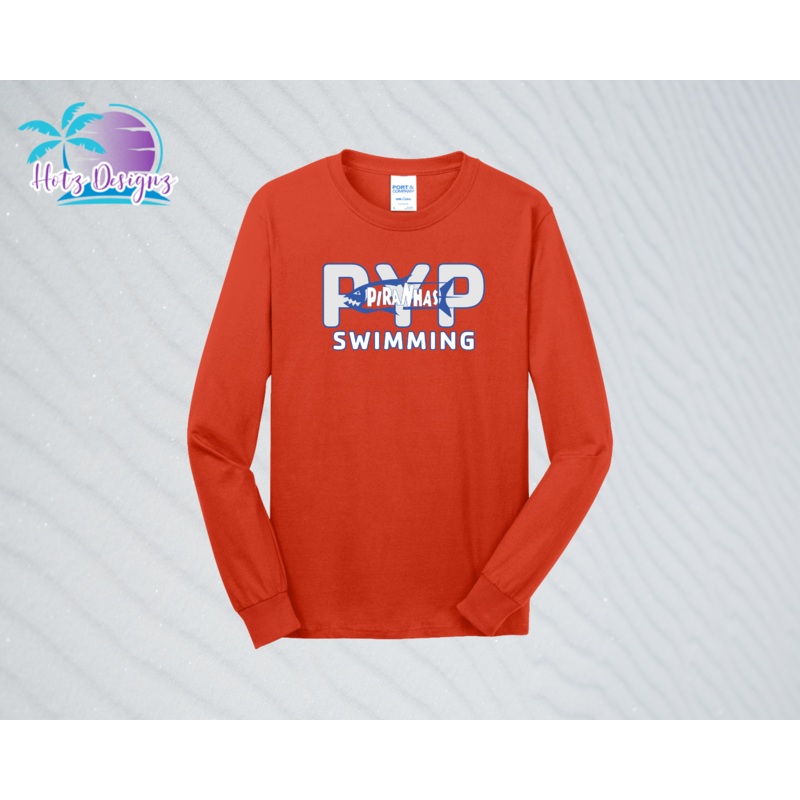 PYP Piranhas Unisex L/S T-Shirt (4 color options)