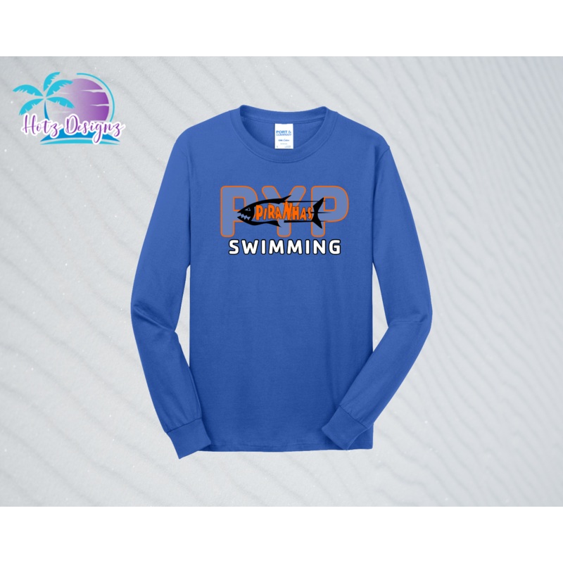 PYP Piranhas YOUTH L/S T-Shirt (4 color options)