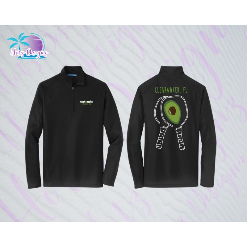 Wakamole Half Zip Hoodie (Unisex & Ladies)