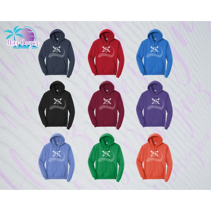 SHLL BSBL Laces Unisex Hoodie (9 color options)