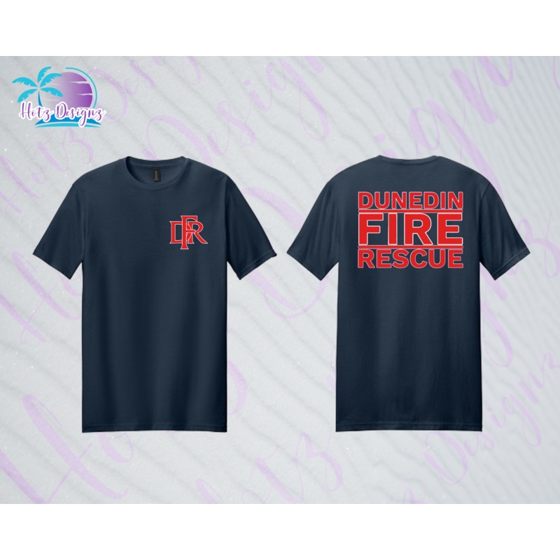Dunedin Fire Rescue Scramble Tee