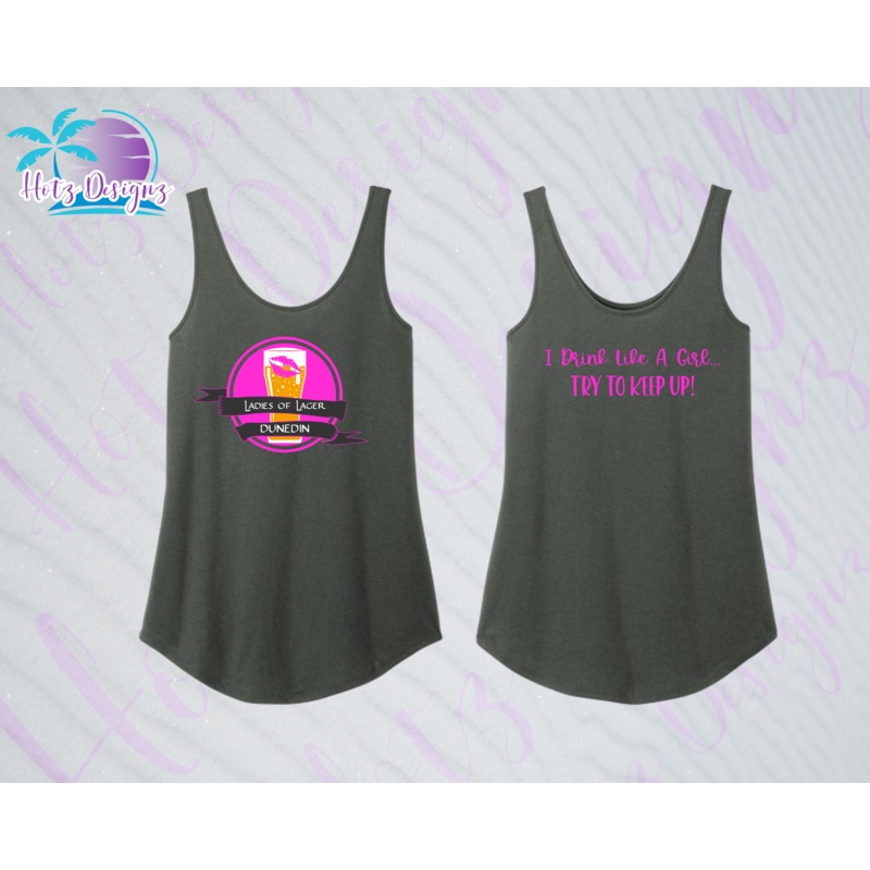 Ladies of Lager Perfect Tri Relaxed Tank (4 color options)