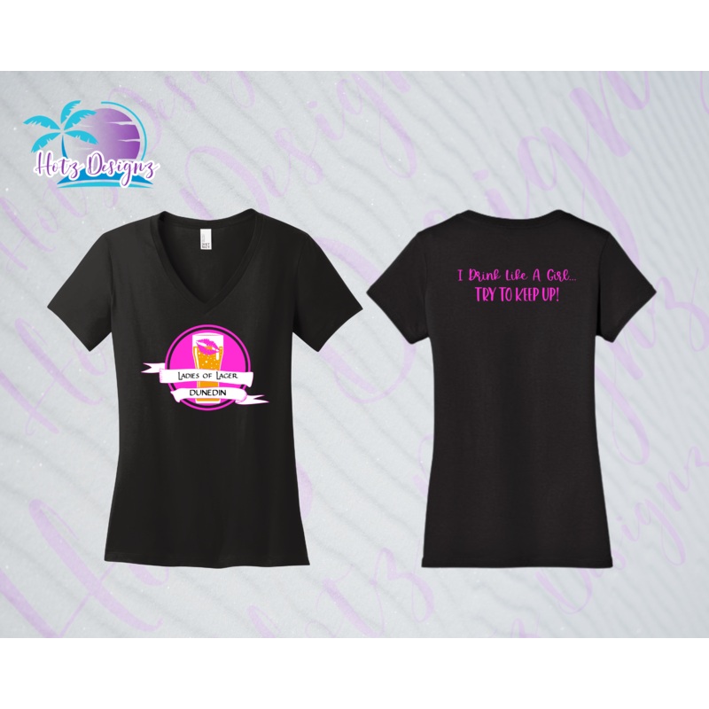 Ladies of Lager Perfect Weight Tee (4 color options)