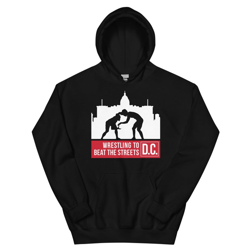 Beat the Streets DC Hoodie|Dark Heather|Black|S|M|L|XL|2XL|3XL|4XL|5XL