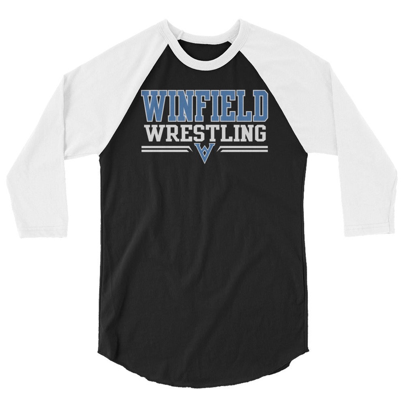Winfield Wrestling 3/4 Sleeve Raglan Shirt