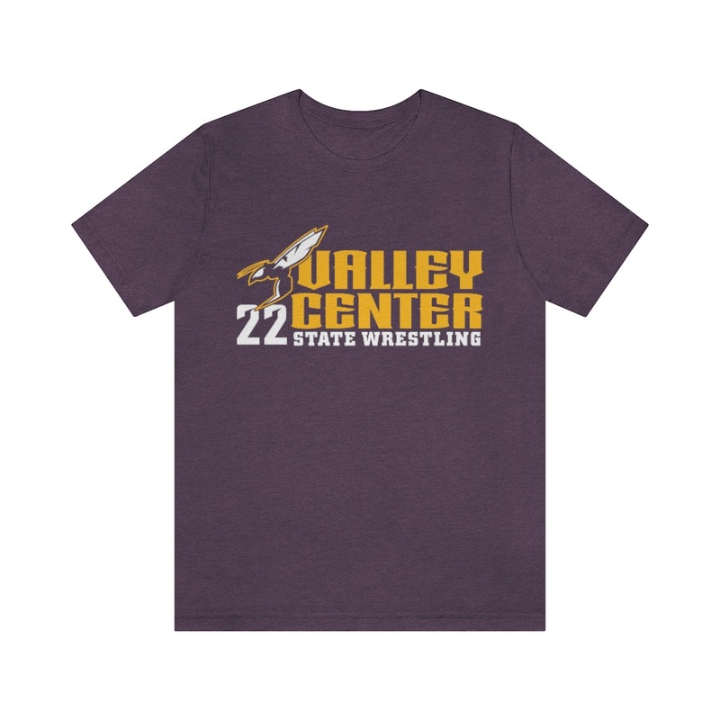 Valley Center State Unisex Jersey Short Sleeve Tee