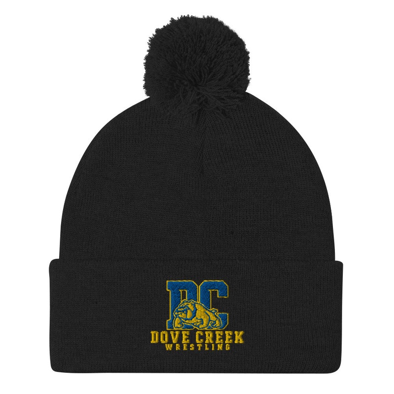Dove Creek Wrestling 2022 Pom-Pom Beanie