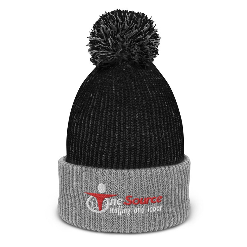 One Source Staffing & Labor Pom-Pom Beanie