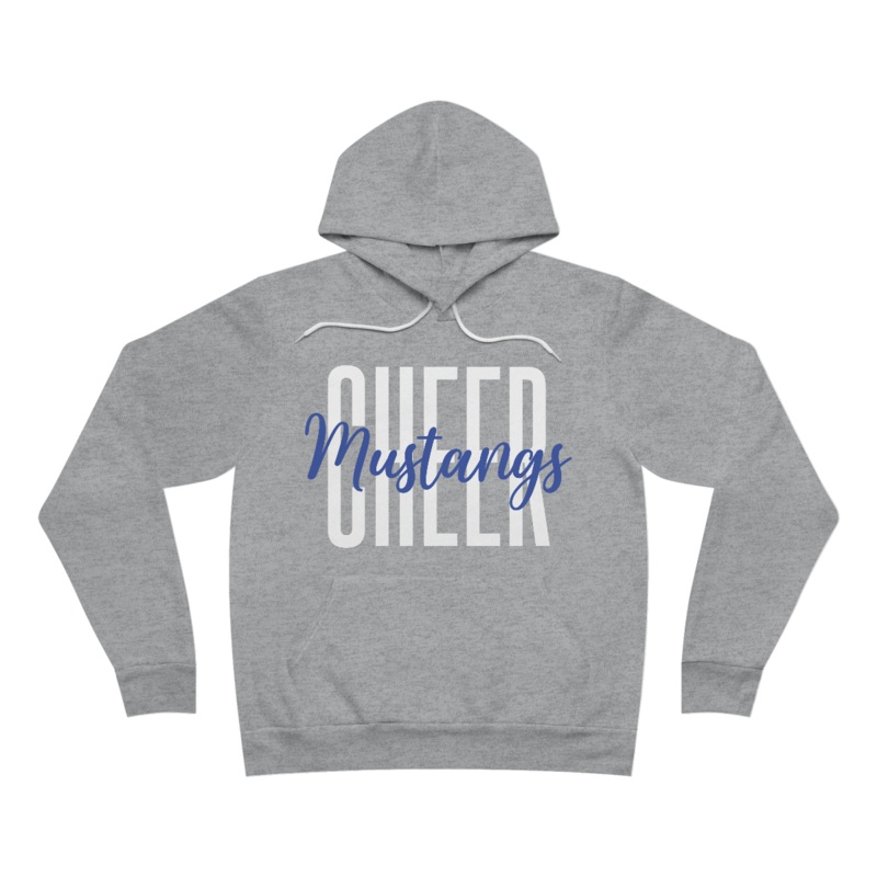 Mustangs Cheer Unisex Sponge Fleece Pullover Hoodie