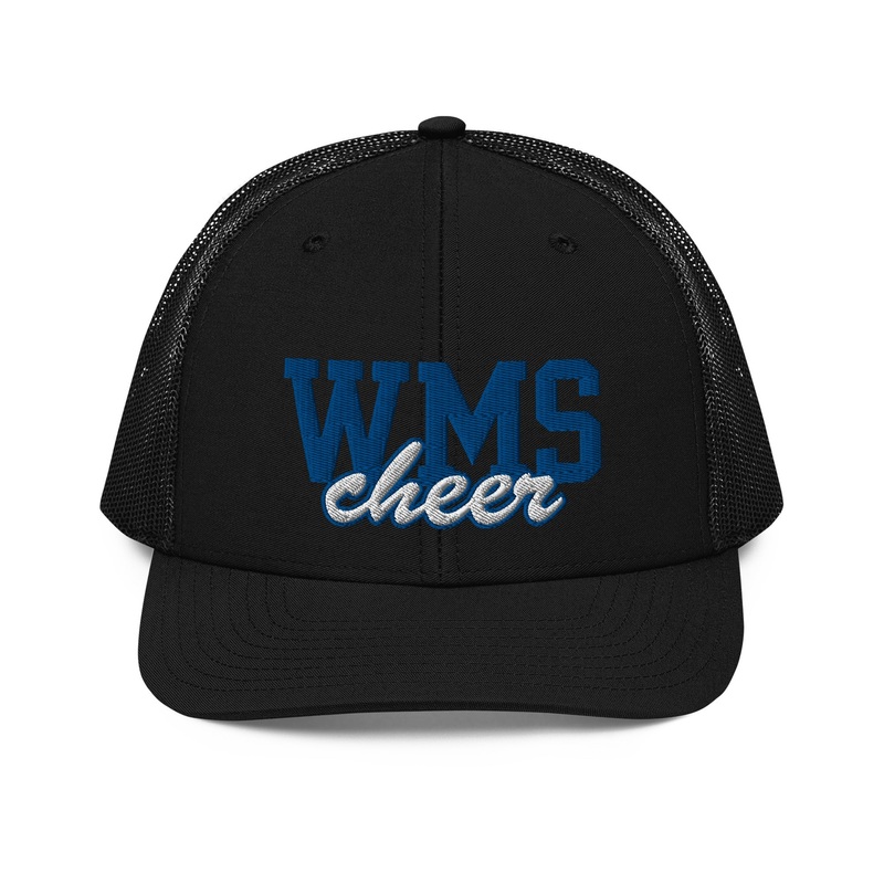 WMS Cheer Trucker Cap|Black|Heather Grey / Black