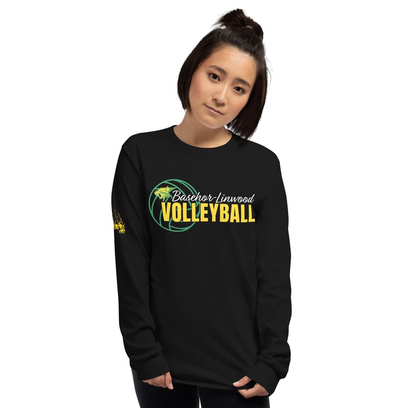 Basehor-Linwood Volleyball (with sleeve) Mens Long Sleeve Shirt