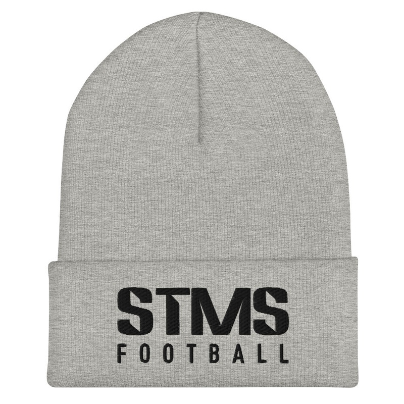 STMS Football Cuffed Beanie|Black|Dark Grey|Heather Grey|White