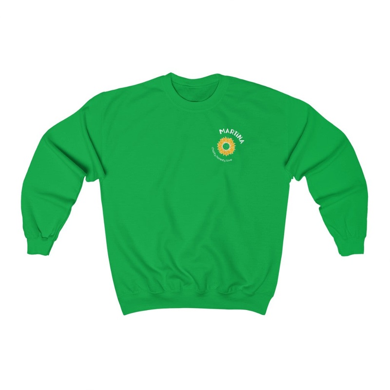 Martina 8 Herds Unisex Heavy Blend Crewneck Sweatshirt