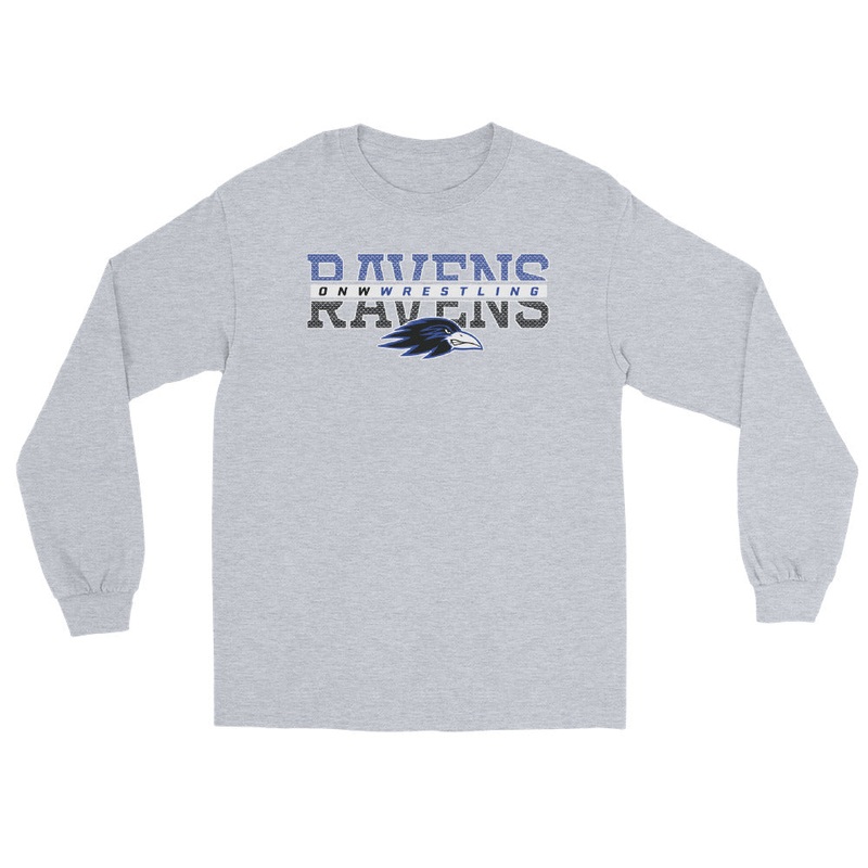 Olathe Northwest Wrestling Stripe Men’s Long Sleeve Shirt