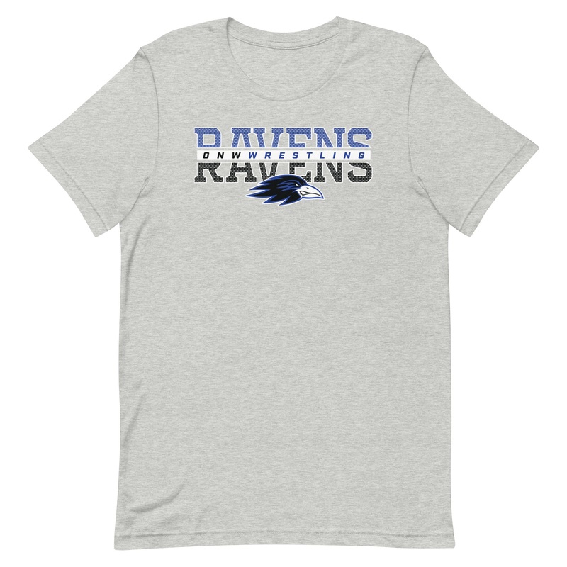 Olathe Northwest Wrestling Stripe Unisex Staple T-Shirt